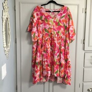 Proud Poppy PEAK Party Dress in Spring Bloom Print US size 20